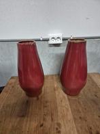 PTMD vazen bordeauxrood vaas, Ophalen, Overige kleuren, Aardewerk of Porselein, Zo goed als nieuw