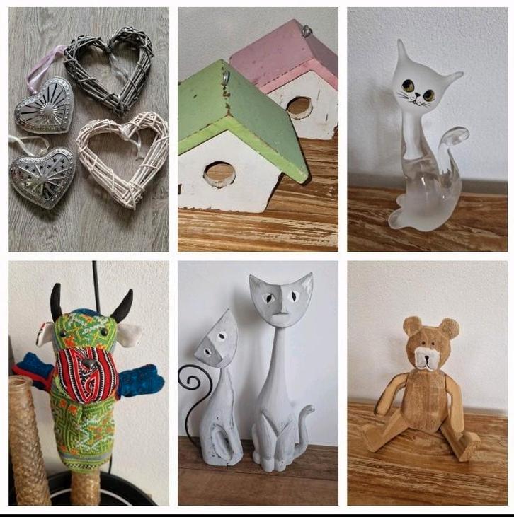 Woondecoratie,  katten beelden, Huis en Inrichting, Woonaccessoires | Overige, Zo goed als nieuw, Ophalen of Verzenden