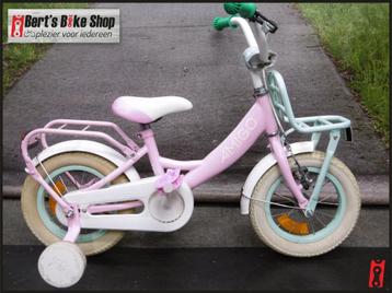 leuke 12,5 inch meisjesfiets voor een leuke meeneemprijs beschikbaar voor biedingen