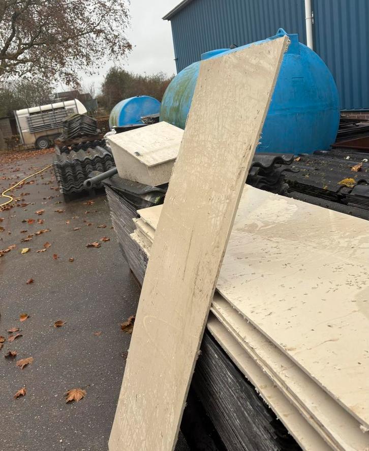 Kunstof platen, Doe-het-zelf en Verbouw, Platen en Panelen, Gebruikt, Ophalen