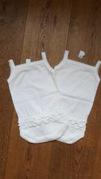 2 Nieuwe HanssOP rompertjes met roesjes, baby maat 74/80., Kinderen en Baby's, Babykleding | Maat 74, Nacht- of Onderkleding, HanssOP