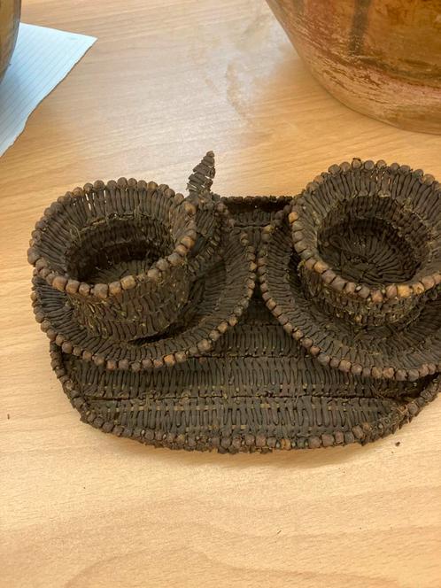 Molukken  Kruidnagel Theeservies -  handgemaakt Antie, Antiek en Kunst, Antiek | Woonaccessoires, Ophalen of Verzenden