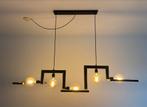 Industriële hanglamp Ztahl met 5 bollen, Huis en Inrichting, Lampen | Hanglampen, Ophalen, Zo goed als nieuw, Overige materialen