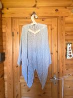 Vest lichtblauw zilverdraad superstar all sizes, Maat 38/40 (M), Blauw, Ophalen of Verzenden, Zo goed als nieuw