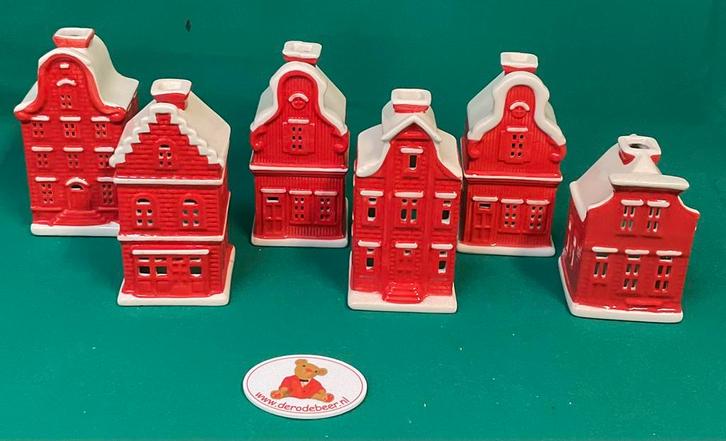 Postcodeloterij huisjes nummer 1 t/m 6, Diversen, Kerst, Zo goed als nieuw, Ophalen of Verzenden