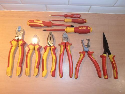 Zgan 1000Volt VDE gekeurde gereedschapset KNIPEX WIHA enz., Doe-het-zelf en Verbouw, Gereedschap | Handgereedschap, Zo goed als nieuw