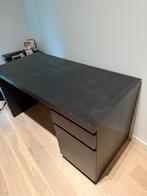 Ikea malm bureau zwart bruin, Ophalen, Zo goed als nieuw