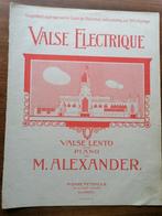 Valse Electrique - M.Alexander, Muziek en Instrumenten, Bladmuziek, Overige genres, Gebruikt, Verzenden