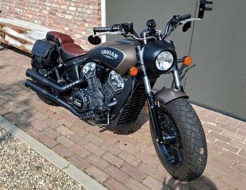 Indian Scout 1133cm3 - Jekill & Hyde uitlaat, Motoren, Motoren | Overige merken, Particulier, Chopper, 2 cilinders, Minimaal motorrijbewijs A2