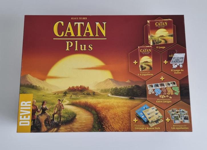 Kolonisten Van Catan Plus + Uitbreidingen Compleet Spaans, Hobby en Vrije tijd, Gezelschapsspellen | Bordspellen, Gebruikt, Vijf spelers of meer