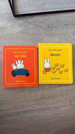 2 Nijntje boekjes “Wat is dit Nijntje?”: Dieren en Op reis, Ophalen of Verzenden, Zo goed als nieuw, 1 tot 2 jaar
