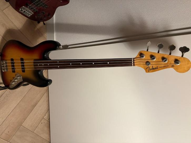 Tokai JB85 Fretless Bass 1981 jazz bas, Muziek en Instrumenten, Snaarinstrumenten | Gitaren | Bas, Gebruikt, Elektrisch, Ophalen of Verzenden