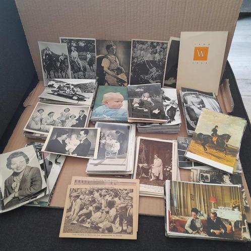 Verzameling 440 oude kaarten & foto's Nederlands koningshuis, Verzamelen, Koninklijk Huis en Royalty, Zo goed als nieuw, Kaart, Foto of Prent