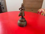 Mooie antieke bel met melkmeisje uit ca 1850, Ophalen of Verzenden
