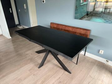 Eijerkamp Canyon eetkamertafel, eikenhout zwart - 180cm beschikbaar voor biedingen
