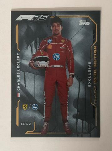 Topps Turbo Attax 2025 Formule 1 Black Edge 2, Leclerc beschikbaar voor biedingen
