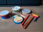 Muziek instrumenten trommel Tamboerijn ratelaar blokfluit, Ophalen of Verzenden, Zo goed als nieuw, Jongen of Meisje