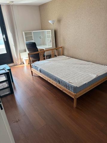 2 persoons Ikea bed met lattenbodem