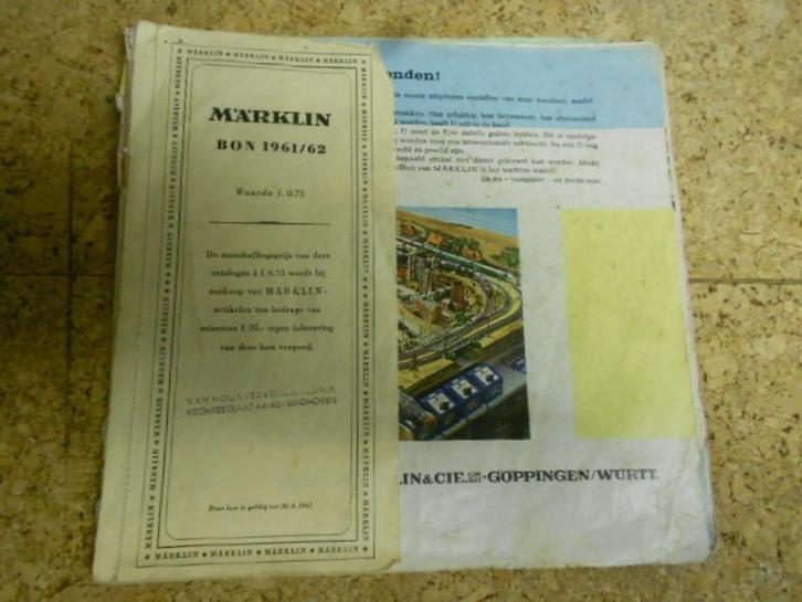 Märklin catalogus 1961 - 1962, Hobby en Vrije tijd, Modeltreinen | H0, Gebruikt, Boek, Tijdschrift of Catalogus, Wisselstroom
