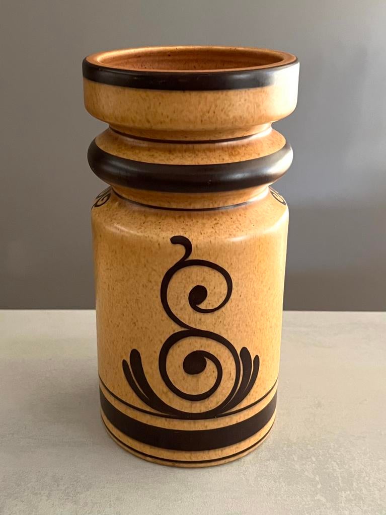 Vintage grote Flora Gouda vaas uit de Argos collectie, Ophalen of Verzenden