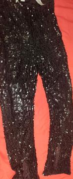 Pailletten kerst  feest pak Zwart broek en truitje., Kleding | Dames, Overige Dameskleding, Ophalen of Verzenden, Zo goed als nieuw