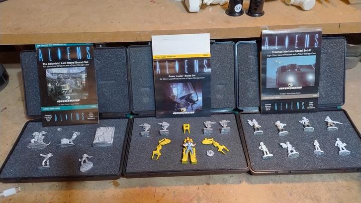 Vintage aliens miniatures leading edge games rare ripley, Hobby en Vrije tijd, Wargaming, Zo goed als nieuw, Overige soorten, Ophalen of Verzenden