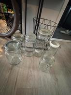 Weck potten 6 stuks middel & grote, Ophalen, Zo goed als nieuw