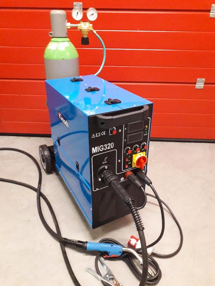 Mig Mag Co2 Lastoestel Lasapparaat 320Amp. bij 60% 4 rollen, Doe-het-zelf en Verbouw, Gereedschap | Lasapparaten, Co2, 250 ampère of meer