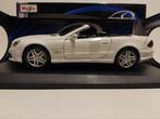 Mercedes Benz SL63 AMG cabriolet wit Maisto metal 1:18 KRD, Hobby en Vrije tijd, Modelauto's | 1:18, Ophalen of Verzenden, Zo goed als nieuw