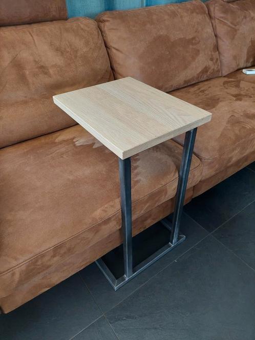 Bijzettafel voor boven bank, Huis en Inrichting, Tafels | Bijzettafels, Nieuw, Rechthoekig, 60 cm of meer, Hout, Ophalen