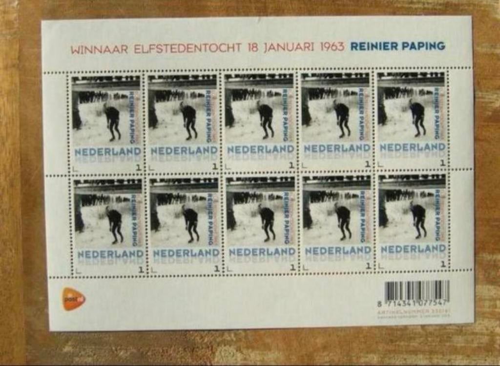2013 Vel Reinier Paping NVPH V3012 Postfris., Postzegels en Munten, Postzegels | Nederland, Ophalen of Verzenden, Na 1940, Postfris