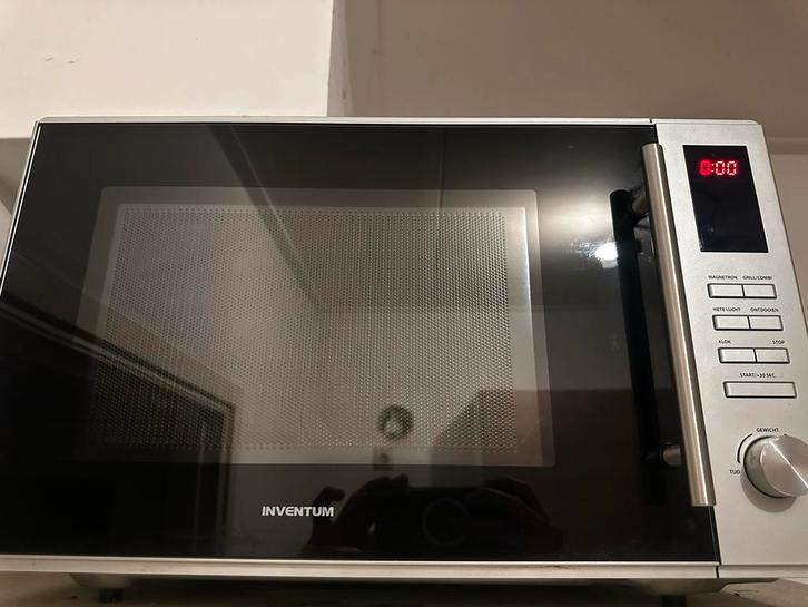 Inventum Combimagnetron - Goed Onderhouden!, Witgoed en Apparatuur, Magnetrons, Gebruikt, Vrijstaand, Combimagnetron, 45 tot 60 cm