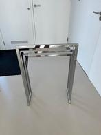 RVS design handdoeken rek, Zo goed als nieuw, Modern, Rechthoekig, 50 tot 100 cm