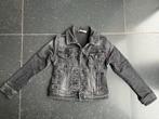 Meisejs spijkerjasje / spijkerjas zwart van LTB mt 116, Gebruikt, LTB, Meisje, Ophalen of Verzenden