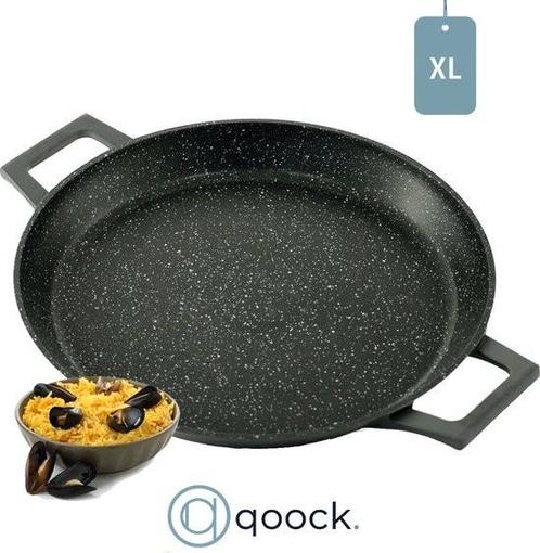 Paella pan 36cm NIEUW, Huis en Inrichting, Keuken | Potten en Pannen, Nieuw, Koekenpan of Braadpan, Aluminium, Inductieplaat, Keramische plaat