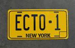 ECTO-1 ghostbusters kentekenplaat | NEW YORK Cadillac, Verzamelen, Nieuw, Reclamebord, Ophalen of Verzenden