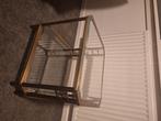 Vintage salontafel messing, Huis en Inrichting, Tafels | Salontafels, 50 tot 100 cm, Minder dan 50 cm, Gebruikt, Ophalen