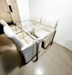 4 eettafel stoelen, Ophalen, Gebruikt