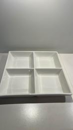 Vierkante verdeelschaal 30x30, Ophalen of Verzenden, Zo goed als nieuw, Aardewerk, Overige stijlen