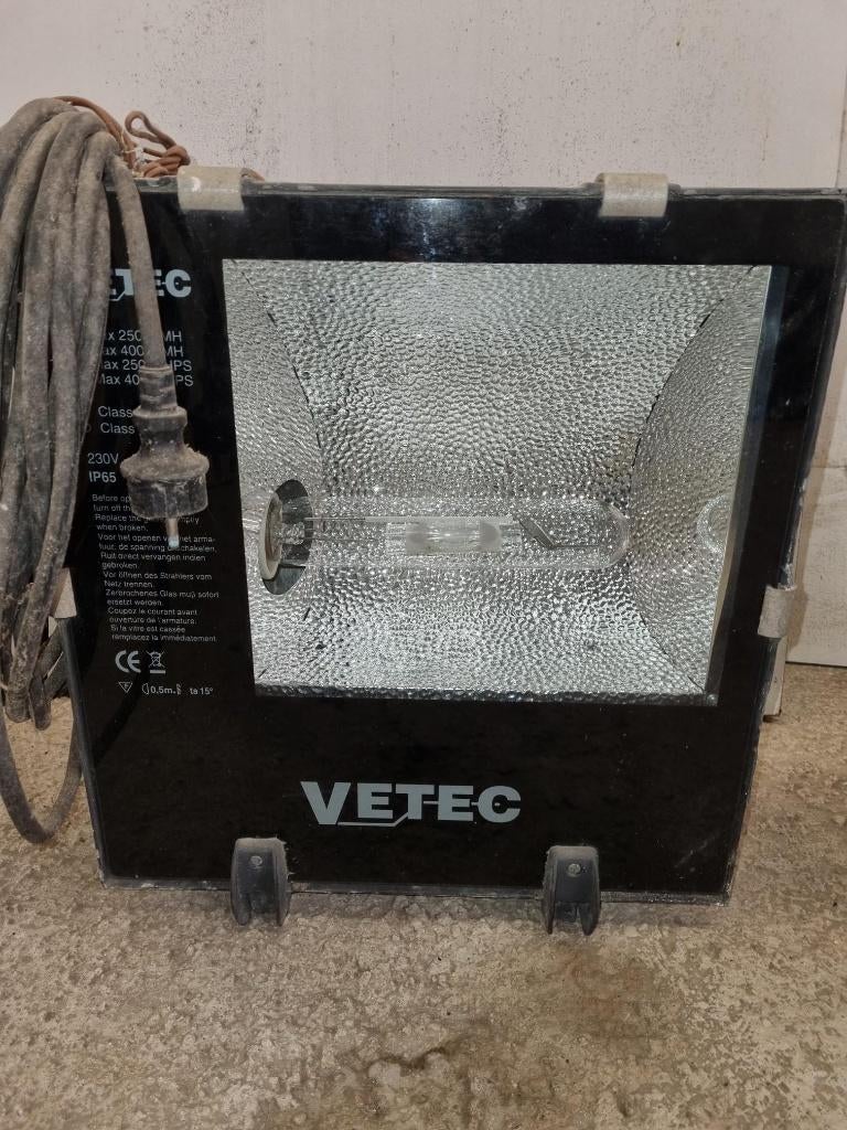 bouwlamp VETEC, Doe-het-zelf en Verbouw, Bouwverlichting, Ophalen, Gebruikt, 500 watt of meer, Lamp