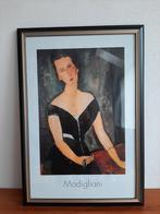 Ingelijste print Amedeo Modigliani, Antiek en Kunst, Ophalen of Verzenden