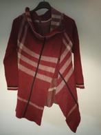 Wollen wikkel vest., Ophalen, Gedragen, Maat 38/40 (M), Rood