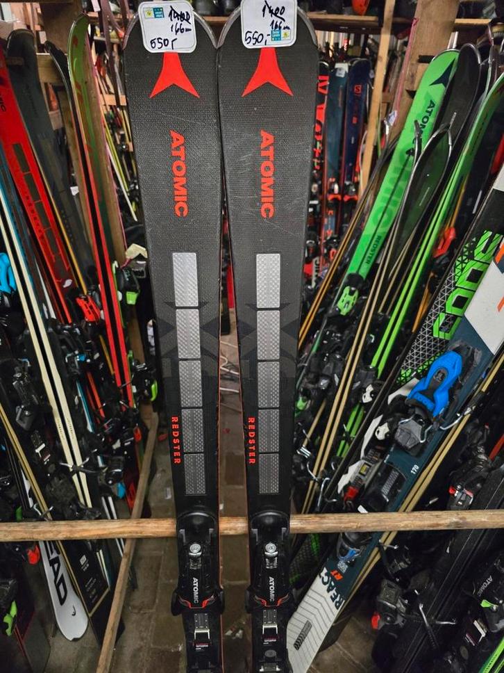 166cm ATOMIC REDSTER X9I REVOSHOCK S CARUBA WOODCORE, Sport en Fitness, Skiën en Langlaufen, Zo goed als nieuw, Ski's, Skiën, Atomic