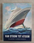 Van stoom tot atoom. Plaatjesalbum. G.A.J. Bovens 1961., Verzamelen, Verzenden, Gebruikt, Motorboot of Zeilboot, Overige typen