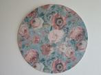 gebloemd rond wandpaneel - Handmade, Huis en Inrichting, Ophalen, Zo goed als nieuw