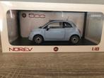 Norev 1/18 fiat 500 super geinig model in doos., Hobby en Vrije tijd, Modelauto's | 1:18, Ophalen, Zo goed als nieuw, Auto, Norev