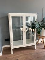 Witte IKEA FABRIKÖR Vitrinekast, Huis en Inrichting, Ophalen, 100 tot 150 cm, 50 tot 100 cm, Zo goed als nieuw