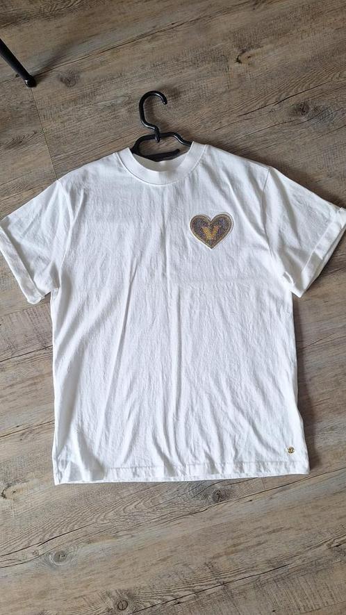 Super gaaf wit t-shirt van Josh V, maat XS, NIEUW!, Kleding | Dames, T-shirts, Nieuw, Maat 34 (XS) of kleiner, Wit, Korte mouw