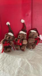 Kerstberen 18 cm hoog, Verzamelen, Beren en Cherished Teddies, Ophalen of Verzenden, Zo goed als nieuw, Stoffen beer, Overige merken