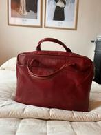 Rode leren dames Tony Perotti laptoptas met schouderriem, Ophalen of Verzenden, 15 inch, Gebruikt